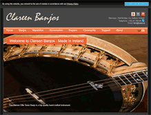 Tablet Screenshot of banjo.ie