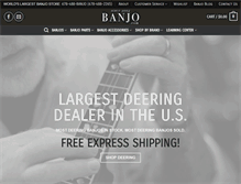 Tablet Screenshot of banjo.com
